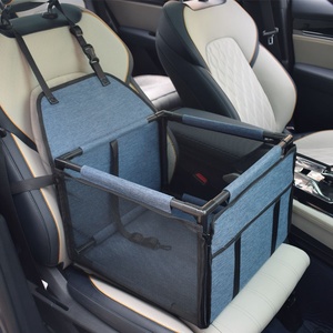 Tapis de voiture pour chien, siège de sécurité pour animaux, anti-salissure, imperméable, en tissu Oxford 900D, sac de voiture, sac suspendu en maille pour chien, 39x39x27cm - Product Image 3