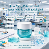 Masque Gel Rafraîchissant au Peptide de Cuivre GHK-Cu Marque Blanche – Réparation de la Barrière Cutanée, Apaisant Après-Soleil, Hydratant, Raffermissant – Fabrication OEM Personnalisée