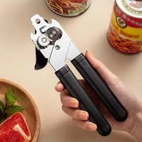 Ouvre-bouteille et ouvre-bocal manuel en acier pour professionnels de la sécurité, idéal pour la cuisine, le bar, les gadgets de cuisson, les outils et accessoires