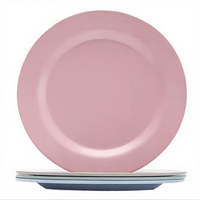 Assiette à fruits ronde en plastique PP réutilisable, design minimaliste, écologique, parmi les plus vendues, pour mariages, camping, dîners