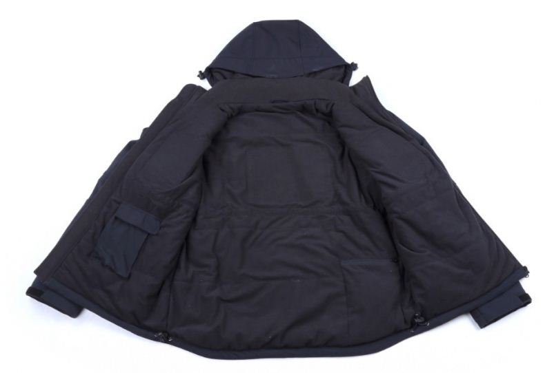 Gros Hiver en fiber de carbone softshell imperméable à l'eau chauffée veste à capuche