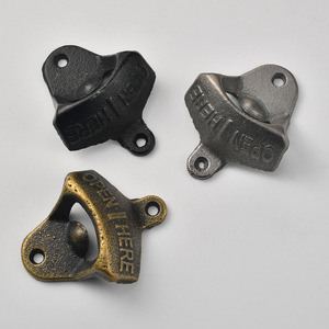 Jingmao Cast Iron Bottle Opener Wall Mounted Beer Opener Home <b>Bar</b> Tool Durable Antique Finish - Product Image 3