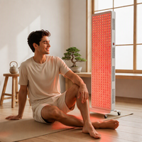 Panneau de luminothérapie infrarouge rouge 1500W, appareil de luminothérapie pour le visage, soulagement des douleurs musculaires, rajeunissement de la peau, lampe de physiothérapie