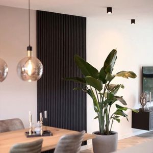 3D gỗ Veneer MDF Acoustic Panel tường slat hiện đại trọng lượng nhẹ bền tùy chỉnh âm thanh hấp thụ đồ họa thiết kế dự án - Product Image 2