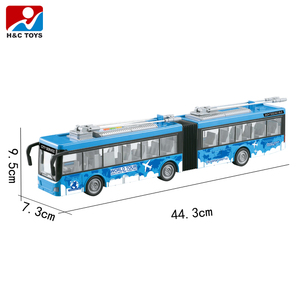 Modellino di <span class=keywords><strong>Tram</strong></span> Elettrico in Scala 1:16 con Luci e Musica, Simulazione di Autobus Doppio, Altri Veicoli <span class=keywords><strong>Giocattolo</strong></span> - Product Image 2