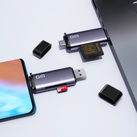 Lecteur de carte USB3.1 haute vitesse type-c lecteur de carte multifonctionnel SD/TF 2 en 1 lecteur de carte en métal CR031
