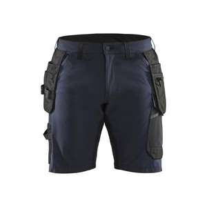 BLAKLADER - 152016458699C44 Craftsman shorts 4-way <b>stretch</b> Dark navy/<b>Black</b> - EAN 7330509826270 <b>WORK</b> <b>TROUSERS</b> <b>WORK</b> SHORTS - Product Image 1