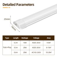 Pour chambre cuisine salon blanc LED haute luminosité lampe de Purification LED lumière linéaire Led Tubes lumières/Led Tubes