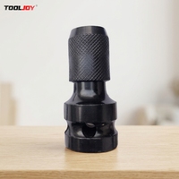 Adaptateur de douille pour visseuse à chocs TOOLJOY, tige hexagonale de 1/4 pouce, acier S2, adaptateur pour perceuse électrique, pour outils manuels et électriques