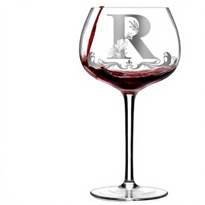Bicchiere da <span class=keywords><strong>Vino</strong></span> Personalizzato con Monogramma Iniziale A-Z 475ml Infrangibile Confezione Regalo di Natale per Donne Mamma Moglie Sorella - Product Image 3