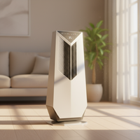 Chauffage d'appoint de bureau portable USB 2000W avec télécommande, classe A d'efficacité énergétique
