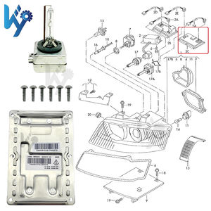 KY OEM 043736-LAD5G 12 pines 12V 35W Módulo de balasto de faro LED 89030461 8E0907391A para - Product Image 6