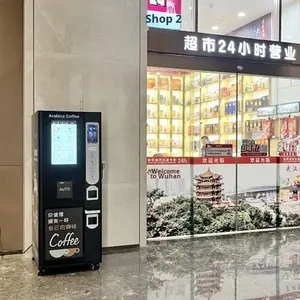 Machine à café commerciale verticale sans personnel JK88 entièrement fermée, diagnostic intelligent des pannes basé sur les données, lecture automatique du <span class=keywords><strong>code</strong></span> - Product Image 4