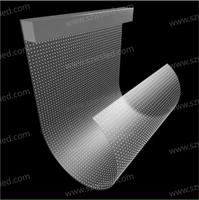 Film LED holographique 3D P3.91 à économie d'énergie, écran LED transparent holographique, luminosité 3000-5000 cd/m², garantie 3 ans