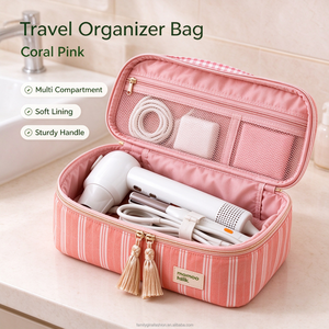 Estuche acolchado para secador de pelo, organizador de viaje para personal de salón, servicio de pedidos al por mayor con logotipo personalizado. - Product Image 5