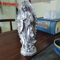 Vente en gros de fournitures d'art et d'artisanat en résine Statue en résine de la Vierge Marie catholique pour cadeaux