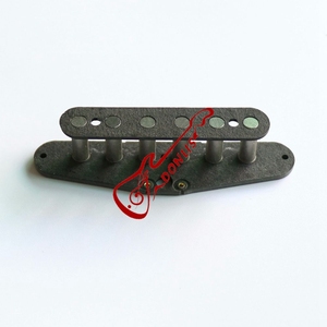 Varillas de Alnico V Magnetizadas, Ensambladas, para Pastilla de <span class=keywords><strong>Guitarra</strong></span> TL, Diseño Plano para Posición del Mástil, Kits de <span class=keywords><strong>Construcción</strong></span> de Pastillas Personalizadas Hechas a Mano - Product Image 6
