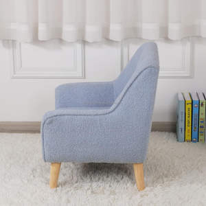 Accoudoirs en polaire Teddy modernes en peluche douce, confortables et sûrs, meubles de chambre d'enfant, siège pour bébé respectueux de la peau - Product Image 3