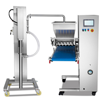 Nouvelle Machine électrique de dépôt de remplissage de piston de bouffée de crème de gâteau de glaçage de pâtisserie de haute productivité
