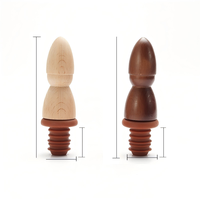 Bouchon en liège en forme de T réutilisable, durable et portable, avec capuchon en bois personnalisable pour bouteilles de vin en verre, différentes tailles - Vente en gros usine