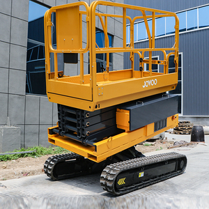 MORN-Elevador de tijera eléctrico para orugas de 8m, 10m, 12m, 14m, con sistema de bi-nivelación a la venta - Product Image 2