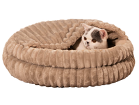 Coussin pour chat CheerPals avec housse amovible, 50 cm, lavable, confortable, rembourré en coton, niche d'hiver avec oreiller très élastique
