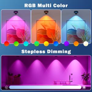 Lampe LED RGB rechargeable avec lentille, contrôle tactile et télécommande, luminosité réglable, batterie grande capacité 1000 mAh - Product Image 4
