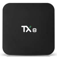 TX8 Android 9, 0 TV Box Rock Chip RK3318 RAM 4GB a 32GB 64GB 4K Aistent DE Voz DE Youtube Set TopBox