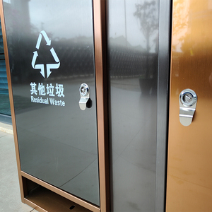 Bán buôn 86L Phân Loại thùng rác <span class=keywords><strong>bin</strong></span> Thùng rác Thùng tái chế Thùng ngoài trời thép không gỉ Thùng rác có thể - Product Image 4