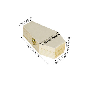 Wooden Pet Urn Rectangle Natural Wood Color Simple Style Desktop Storage <b>Box</b> <b>Memorial</b> <b>Box</b> Solid Wood Material - Product Image 3