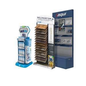 Moderno Exhibidor Metálico Ecológico de Proveedor de Shanghái con Iluminación LED para Tableros de Uñas, Herramientas y Accesorios - Product Image 3