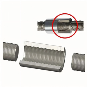 Manicotto di collegamento per armatura in acciaio di Design moderno per costruzione civile accoppiatore di giunzione per edifici per uffici - Product Image 6