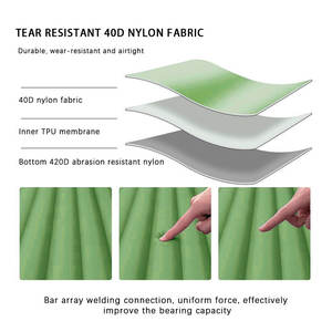 เก้าอี้ตั้งแคมป์พับได้แบบเป่าลมพร้อมวัสดุหนาพิเศษ สามารถเติมลมได้รวดเร็ว ปรับได้ และจัดเก็บง่าย - Product Image 3