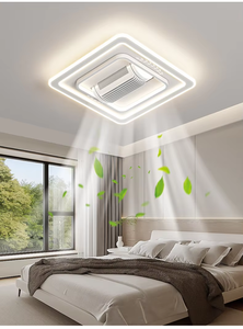 Chất lượng cao Thiết kế hiện đại Acrylic LED không cánh quạt trần ánh sáng DC động cơ điều khiển từ xa nhà máy trực tiếp cho phòng khách sử dụng - Product Image 6