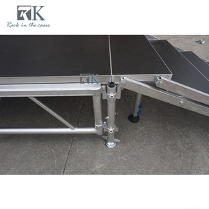 Etapa de altura ajustable de 0,6-1m para ferias comerciales Etapas de instalación rápida - Product Image 3
