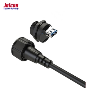 Jnicon <span class=keywords><strong>3.0</strong></span> <span class=keywords><strong>USB</strong></span> 2.0 Bộ chuyển đổi giắc cắm Bảng điều khiển Type-C gắn kết giao phối Ổ cắm Nam sang nữ ổ cắm kết nối chống nước IP67 - Product Image 4