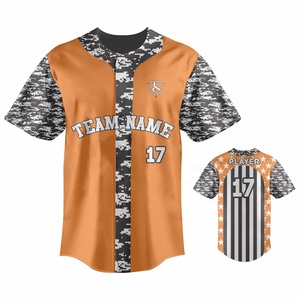 Custom Baseball Jersey Team Name 17 Sublimated Print Short Sleeve Unisex Moisture Wicking Adult Sports Apparel - Product Image 1