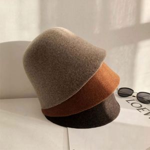 Chapeau de pêcheur en laine personnalisé unisexe pour l'automne et l'hiver, protection solaire, idéal pour le cyclisme et les voyages, vente en gros - Product Image 3