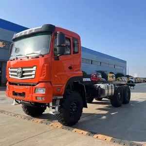 6*6 traktor truk penggerak tangan kanan 40ton Weichai 460hp Diesel Euro2 3 5 tempat tidur AC