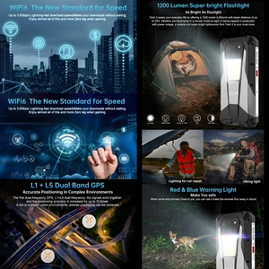 Điện thoại di động Unihertz Tank 3 phiên bản toàn cầu, mở khóa, pin dung lượng lớn 23800mAh, 16+512GB, chống nước, bền bỉ, tích hợp NFC - Product Image 6