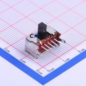 SSSF114900 Slide Switch Through hole Component (THT) Switch Single Pole Three Throw Rectangle Pin Header PC Pin 13mm - Product Image 1