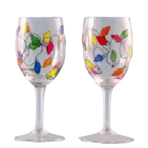Custom Logo Hand-Painted Modern and Classic Red Wine Glass Hand-Drawn Crystal Craft for Premium Drinkware