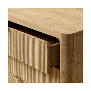 Table de chevet CAMBRIA RHMAKER FURNITURE, table de chevet moderne de luxe, table de chevet fermée avec tiroir pour chambre à coucher - Product Image 5