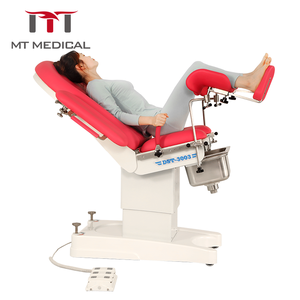 Handmatige gynaecologische onderzoekstafel met beensteunen, ziekenhuismodel, voor operaties. - Product Image 6