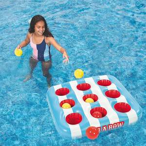 Juguetes Inflables para Piscina, Saco de Boxeo Resistente de PVC, Juguete Flotante para Piscina para Niños, Multijugador - Product Image 1