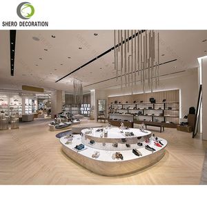 Exhibidor de Zapatos de Madera de Alta Gama Personalizado, Exhibidor de Zapatos Ecológico y Elegante <span class=keywords><strong>para</strong></span> Tiendas de Lujo, Diseño de Interiores - Product Image 4