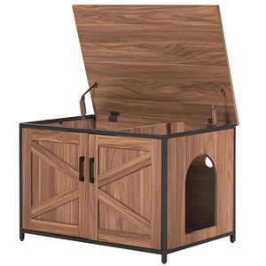 Cat Litter Box Enclosure with Top Opening Suitable for Large Cat High Jumbo Litter Box Automatic Litter Box Hidden