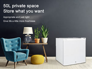 Petit réfrigérateur de table pour la maison, 50L, mini réfrigérateur pas cher à porte simple, poignée encastrée latérale, réfrigérateur à porte simple pour la maison - Product Image 4