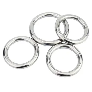 20mm - 180mm Stainless Steel 304 Solid Welded Circle Round O Ring