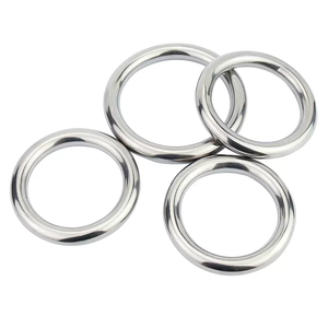 20Mm-180Mm Thép Không Gỉ 304 Rắn Hàn Vòng Tròn O Ring - Product Image 1